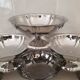 6 dessert bowls by Guy Degrenne in 18/10 stainless steel