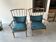 PAIR OF VINTAGE BAUMANN ARMCHAIRS 50s/60s