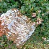 Pendant Lamp Aged Pink Glass