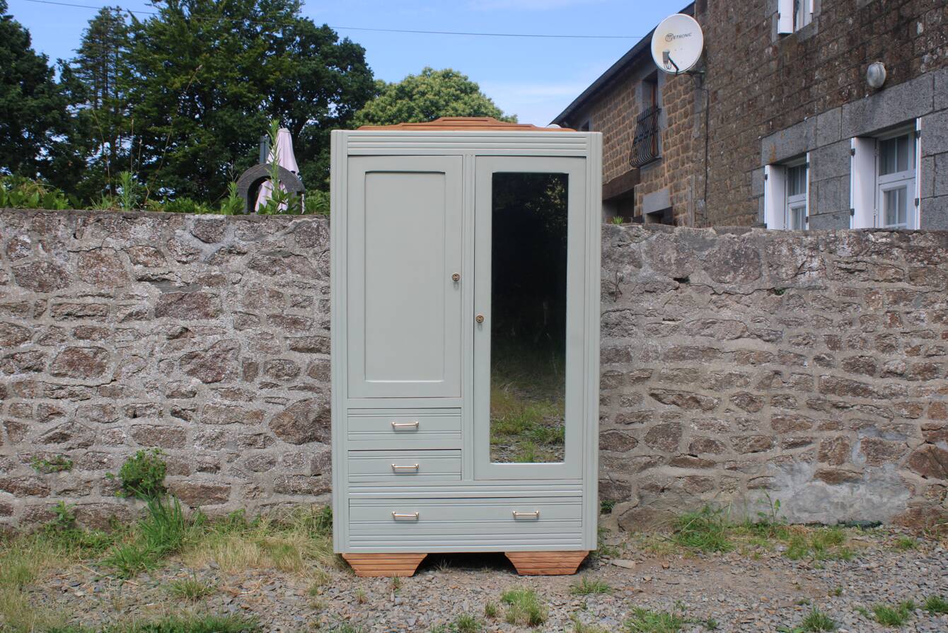Armoire parisienne art déco vintage