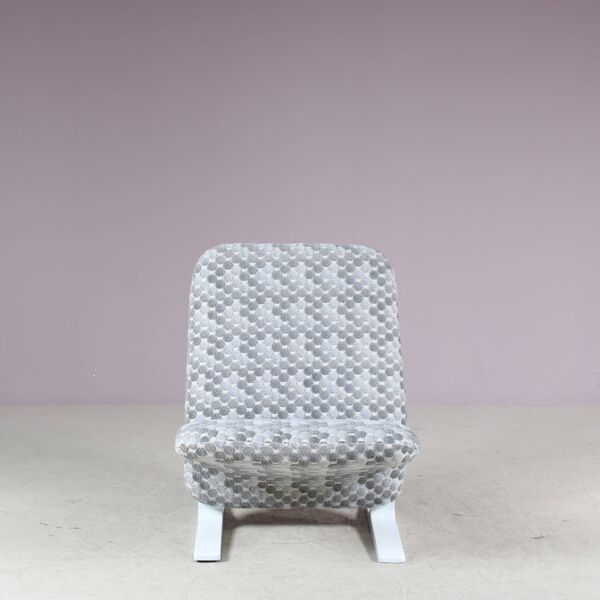 Chaise à dossier bas « Concorde » des années 1970 par Pierre Paulin pour Artifort, Pays-Bas