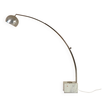 1970s Italian extendable arc floor lamp