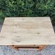 Solid wood table