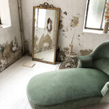 Meridian Napoleon III green velvet