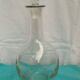 Carafe en cristal ciselé estampillé belgique