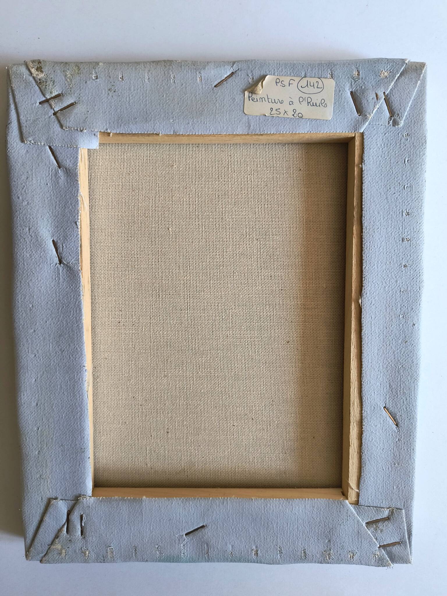 Vintage oil painting – Forest by the lake under a pastel sky