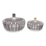 lot of 2 boxes, vintage CRYSTAL candy boxes