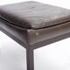 Mid-Century danish highback armchair with footrest