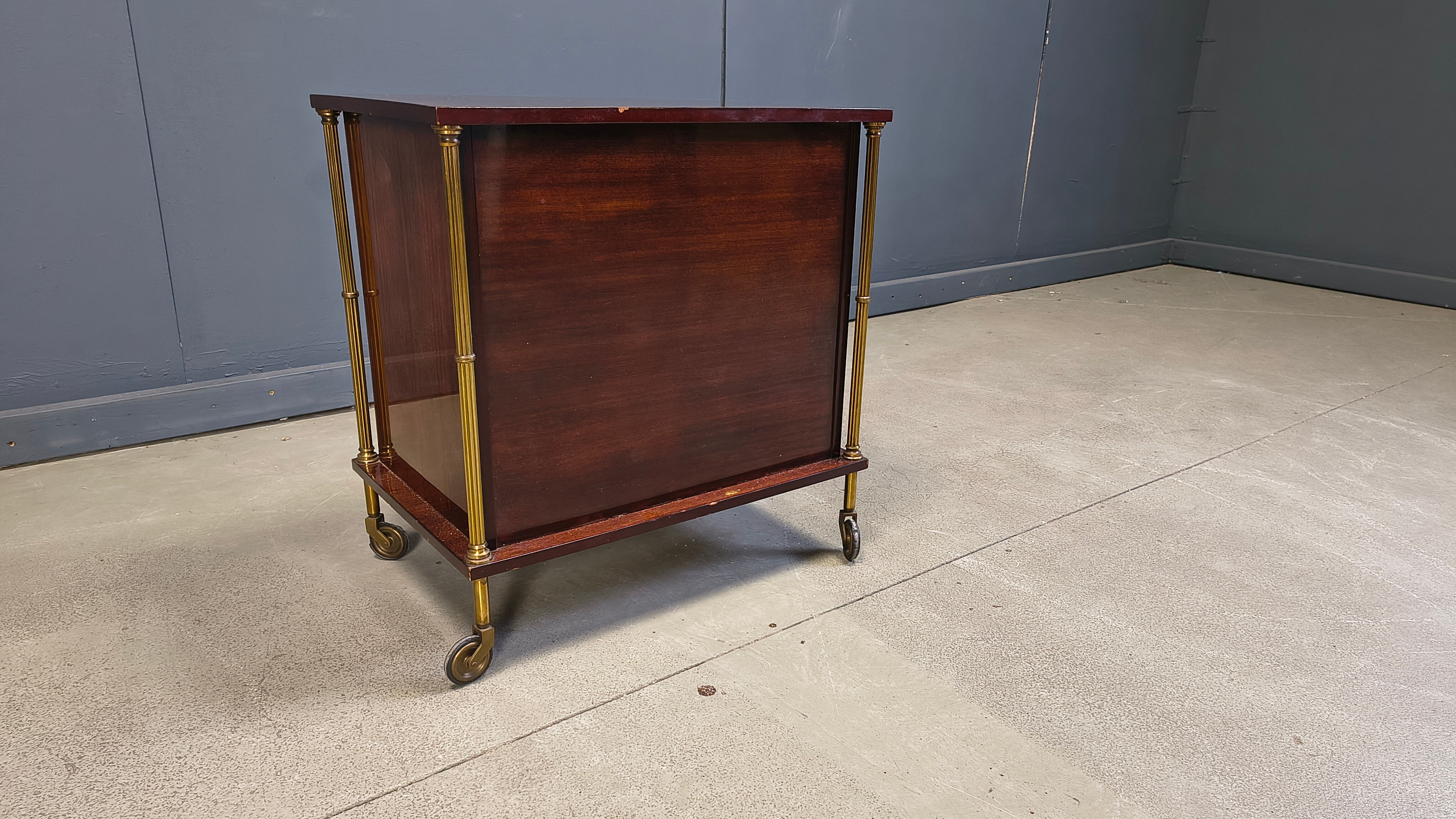 Mid-century modern French bar cabinet, 1960s