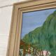 Oil on panel Sanary beach 1950