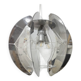 Vintage hanging lamp Paul Secon wire with plexiglass