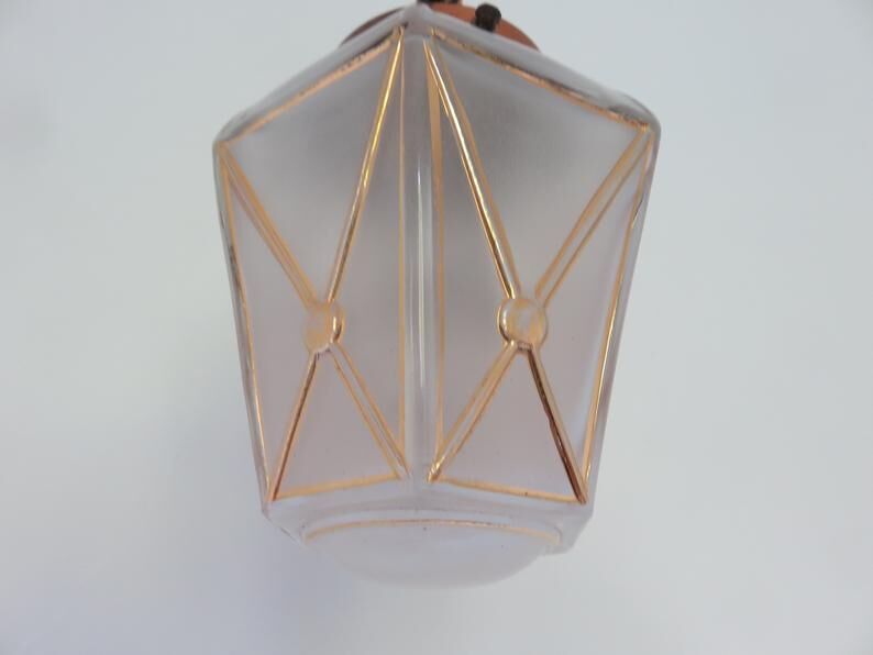 Wall light "lantern" art deco years 20 30