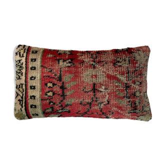 Vintage turkish handmade cushion cover , 30 x 60 cm