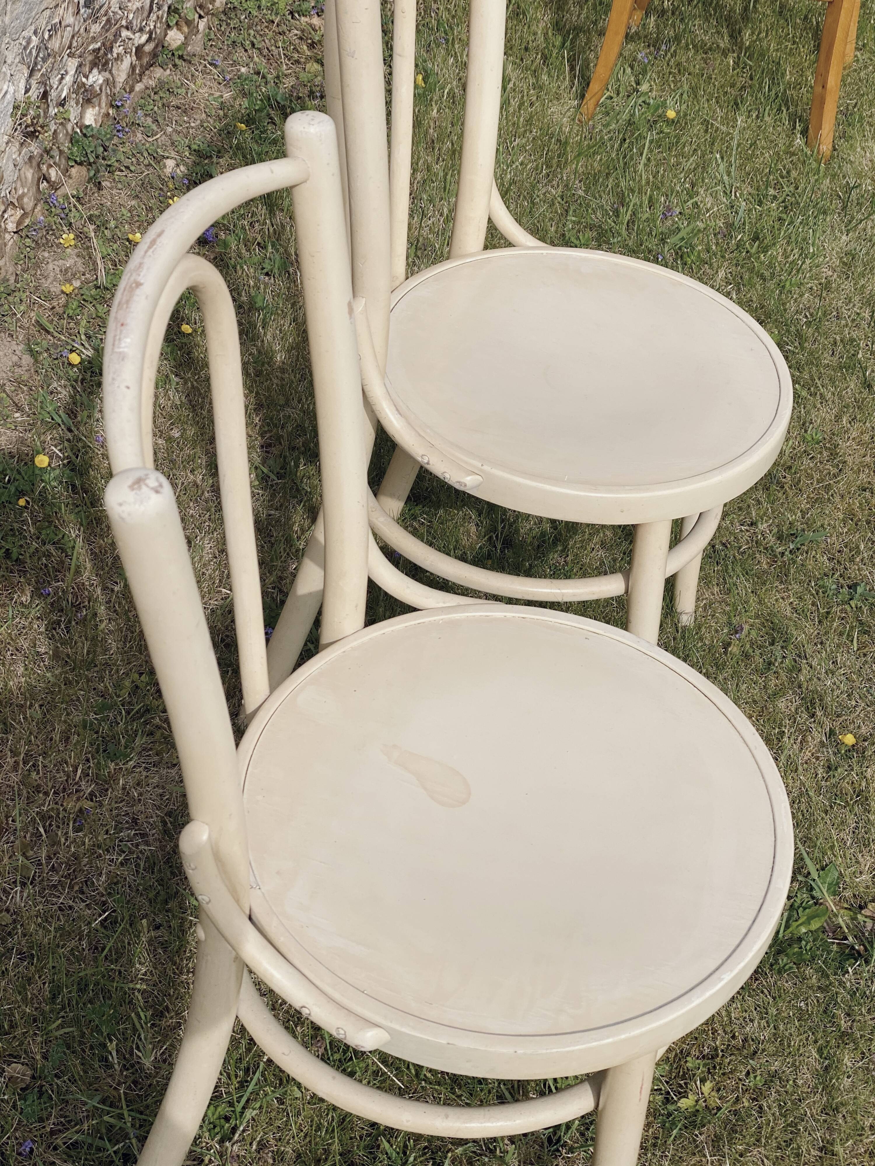 Pair of bistro chairs