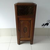 Showcase sideboard art deco in solid oak