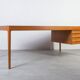 Mid-century modern teak desk by Torbjørn Afdal for Bruksbo, 1960s