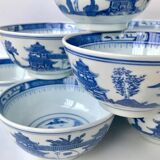 Set of 10 Chinese bowls