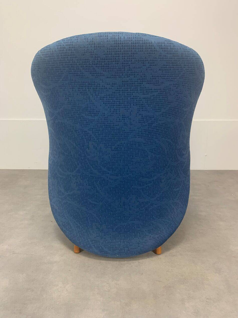 Cinna armchair, 1980 design, pop blue.