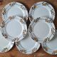 Service of 7 plates in earthenware