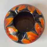 Grand cendrier vintage en céramique