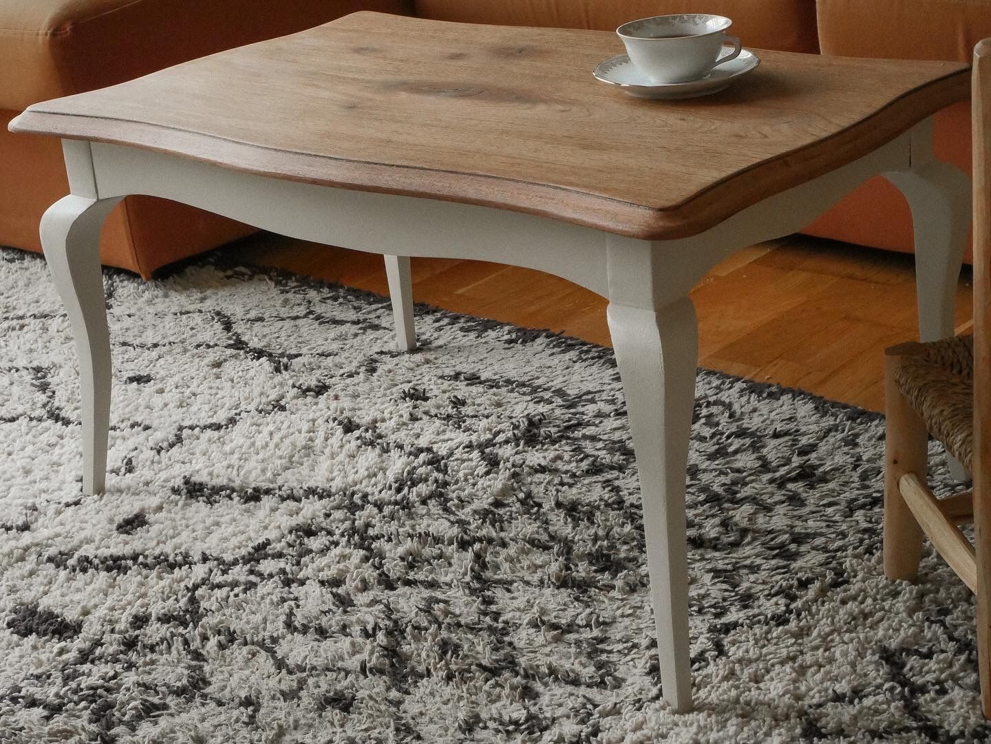 Romantic vintage coffee table