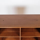 Bookcase in light mahogany designed by Mogens Koch and manufactured by Rud Rasmussen in the 1960s.