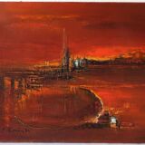 Stéphane KOVAN (XX) Abstract Painting