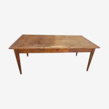 Table de ferme rustique ancienne 1900 -1m81