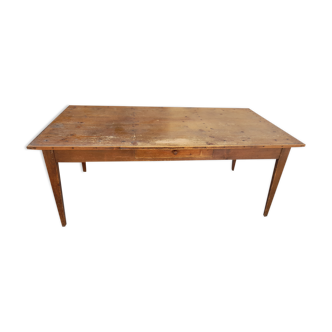 Old rustic farmhouse table 1900 -1m81