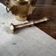 Small bronze mortar with pestle