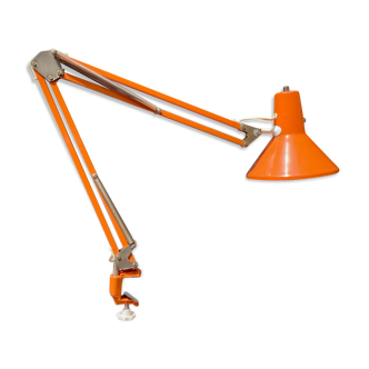 Lampe articulé orange vintage