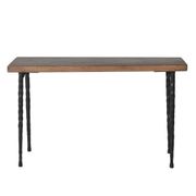 Haidong - Console fine avec plateau ancien en orme et pieds en fer n°1