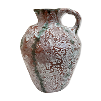 Handcrafted terracotta vase