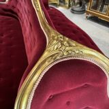 Golden wooden castle post from the Napoleonic III era.