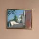 Original Swedish Oil on Canvas – “Town” by Mats Rydstern – Signed – Vintage & Framed – 37 × 49 cm (14.6" × 19.3")