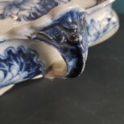 Set of 2 soup tureens, 19th century, Williams & Co. Crown china, Lily patte