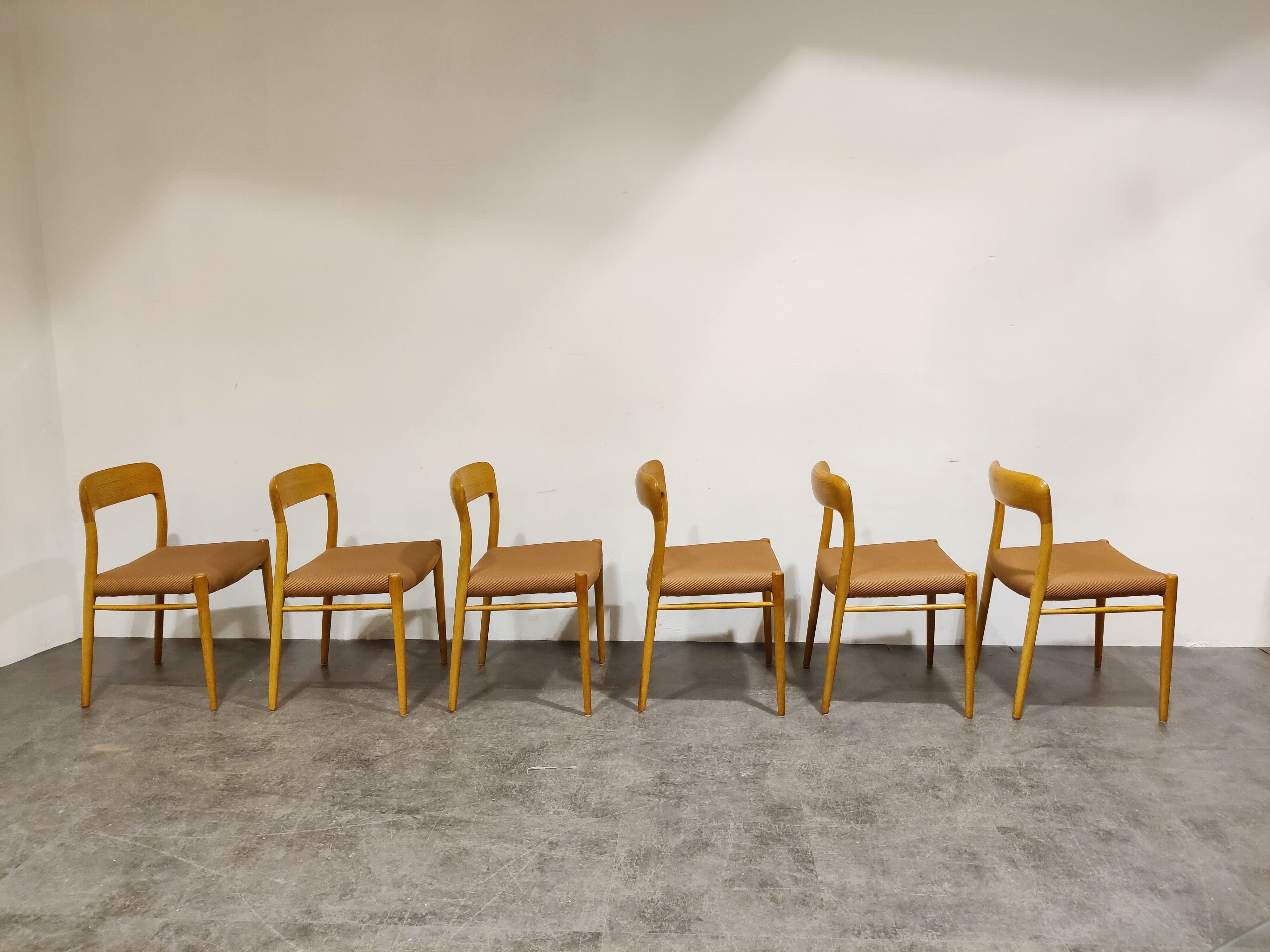 Set of 6 dining chairs, 1960s