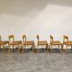 Set of 6 dining chairs, 1960s