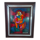 Opéra original "Madonna" – S.F. Di Biase, 1974 – Émail sur verre