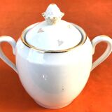 1920s Porcelain Sugar Bowl Frédéric Legrand Limoges France