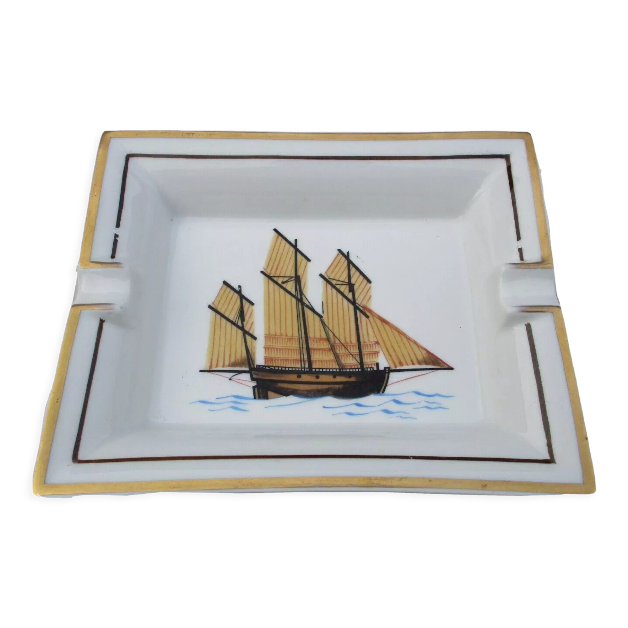 Hermes ashtray porcelain