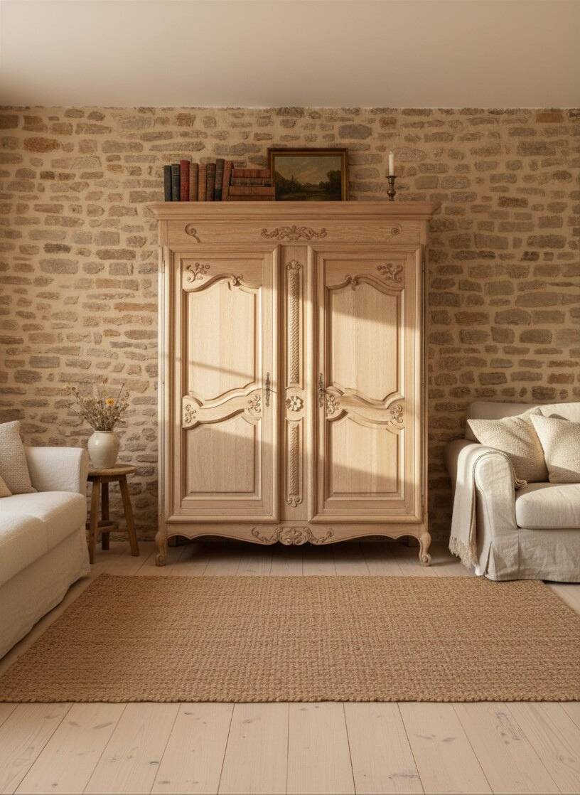 Antique oak cupboard
