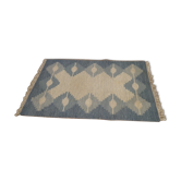 Scandinavian carpet "rollakan" in wool 1960