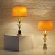 Paire de lampes Médicis style Maison Jansen.