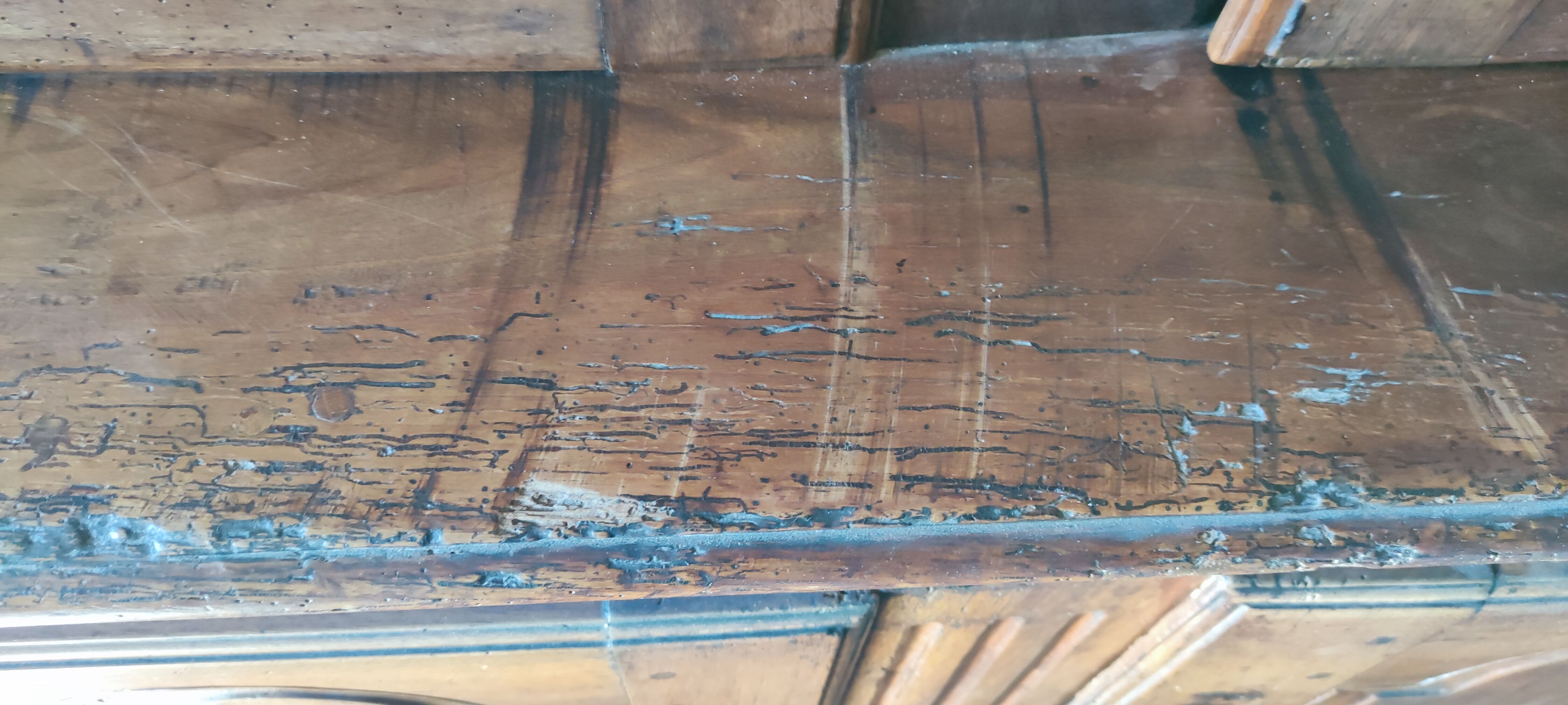 Buffet two bodies Louis XV 18th century