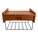 Vintage teak wall shelf