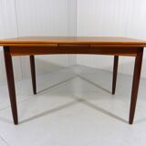 Danish teak extensible dining table, 1960’s