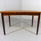 Table à manger extensible en teck danois, années 1960