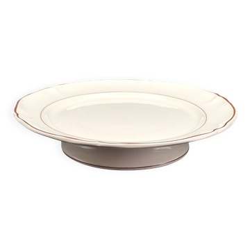 Présentoir à gâteau ancien Villeroy & Boch – Sarre, porcelaine ivoire