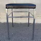 Stool year 70 skaï and chrome metal